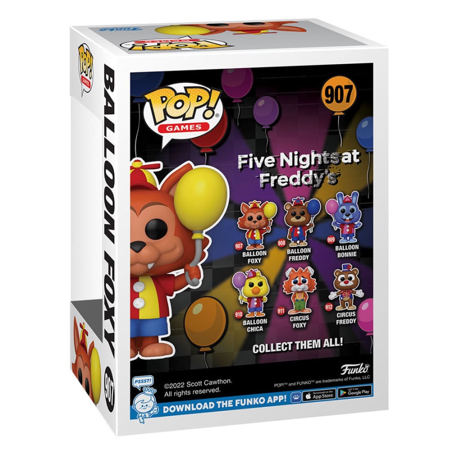 Funko Pop Balloon Foxy #907 Five Nights at Freddy's_Security Breach